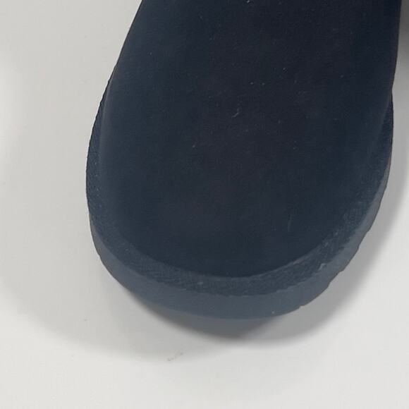 Makalu Women's Faux Fur Suede Ankle Black Boots Size 8.5 - Picture 12 of 12